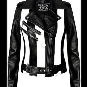 Killstar Beetlejuice Vegan Leather Jacket